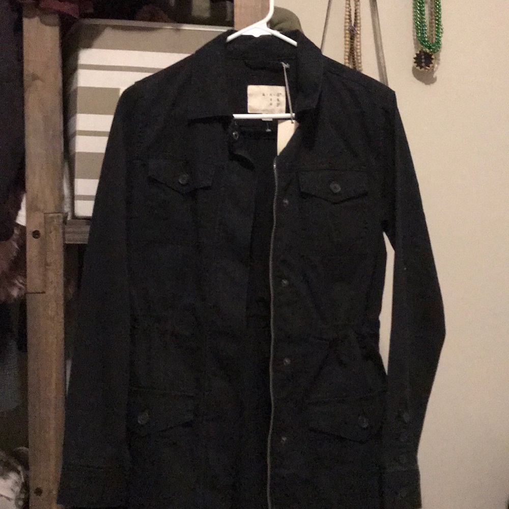 black utility jacket